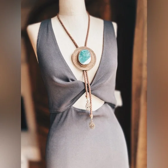 Aerie Reversible Ribbed Mini Dress | Charcoal
Size: XL NWT - Picture 6 of 8